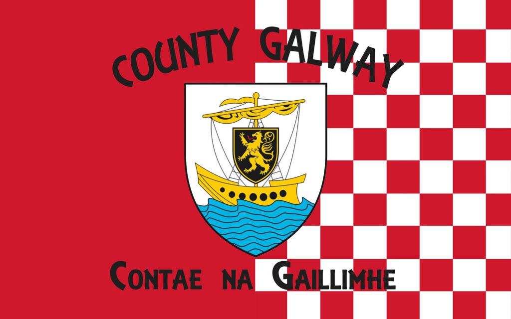 Flag of County Galway is a county in the West of Ireland in the province of Connacht. It is named after the city of Galway. Galway County Council is the local authority for the county.